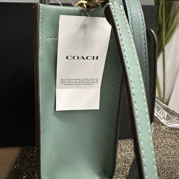 NWT Coach Mini Cashin Tote in Sage - Picture 10 of 14